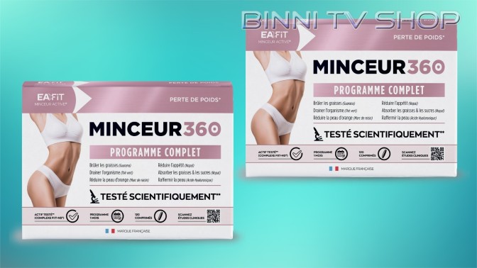 MINCEUR 360 Weight Loss 2 Boxes x120 Tablets per Box
