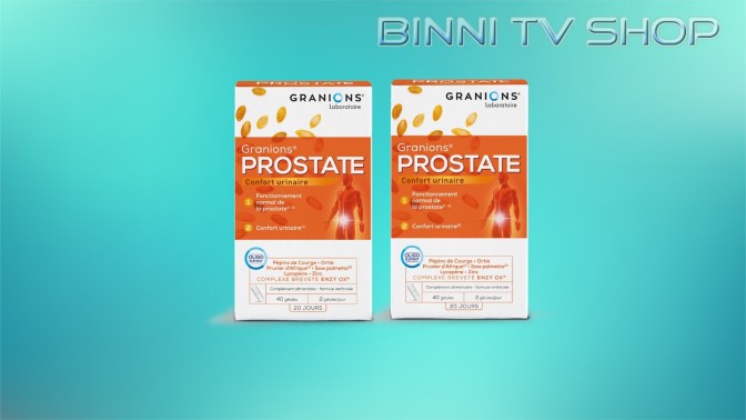 GRANIONS Prostate - 2 Boxes x 40 Capsules per Box