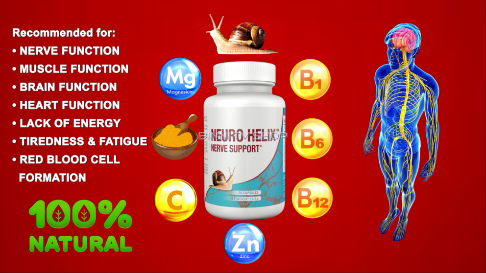Neuro Helix - Nerve Support Capsules with Snail Extract
