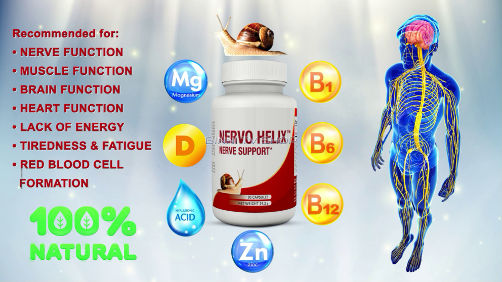 Nervo Helix - Nerve Support Capsules with Snail Extract